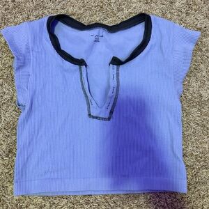 Urban Outfitters Purple Ribbed Tee